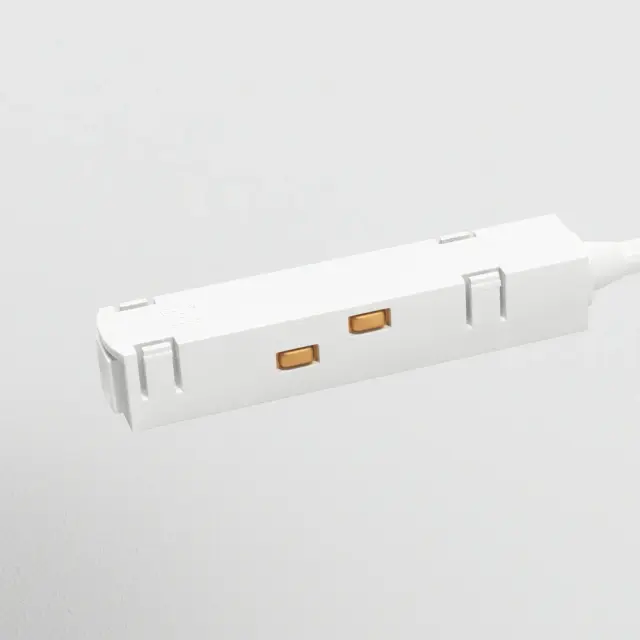 Ввод питания Maytoni MAGNETIC TRACK SYSTEM — магнитные, белый, ракурс 2