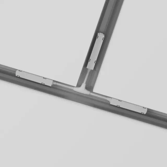 Коннектор Maytoni ACCESSORIES FOR TRACKS GRAVITY — магнитные, белый, ракурс 4