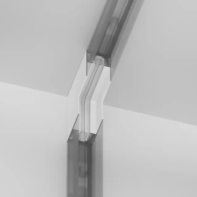 Коннектор Maytoni MAGNETIC TRACK SYSTEM — магнитные, белый, ракурс 4