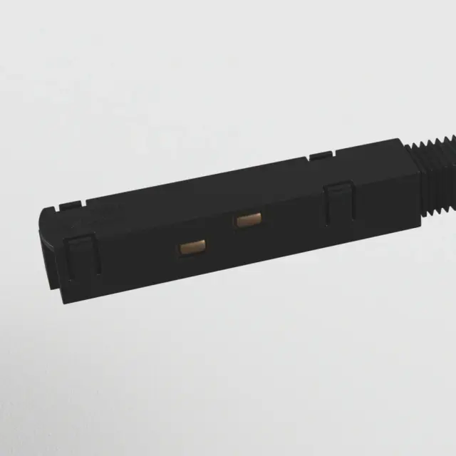 Ввод питания Maytoni ACCESSORIES FOR TRACKS — магнитные, черный, ракурс 2