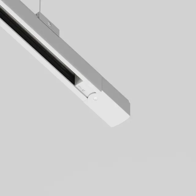 Ввод питания Maytoni 3 PHASE TRACK SYSTEM — трехфазные, белый, ракурс 4