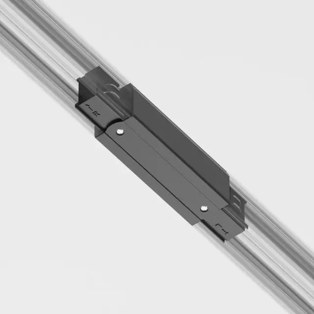Коннектор Maytoni 3 PHASE TRACK SYSTEM — трехфазные, черный, ракурс 4