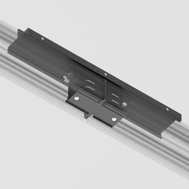 Коннектор Maytoni 3 PHASE TRACK SYSTEM — трехфазные, черный, ракурс 6