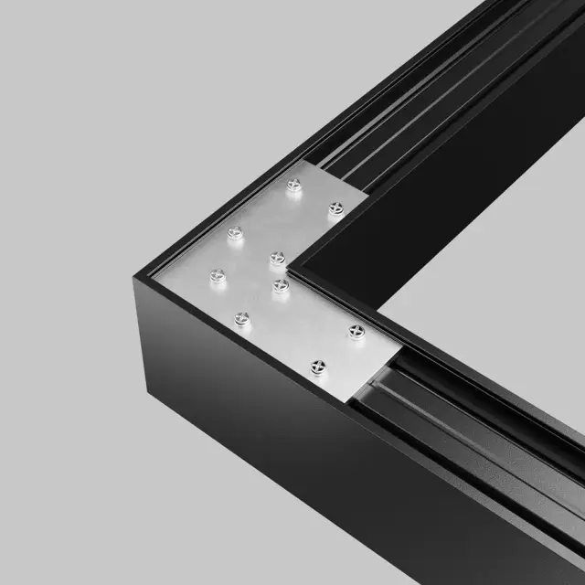 Крепёж Maytoni ACCESSORIES FOR TRACKS GRAVITY — магнитные, никель, ракурс 3