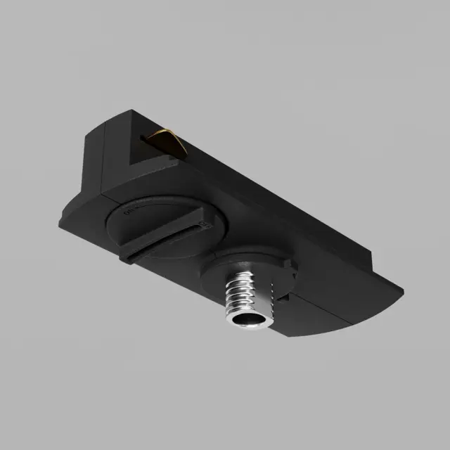 Адаптер Maytoni ACCESSORIES FOR TRACKS UNITY — однофазные, черный