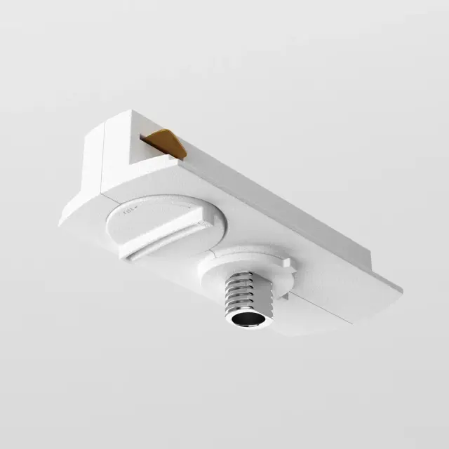 Адаптер Maytoni ACCESSORIES FOR TRACKS UNITY — однофазные, белый