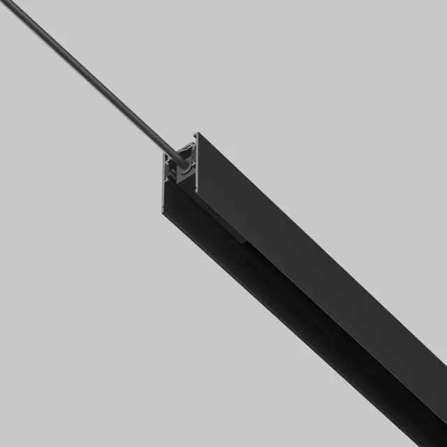 Ввод питания Maytoni ACCESSORIES FOR TRACKS EXILITY — магнитные, черный, ракурс 3