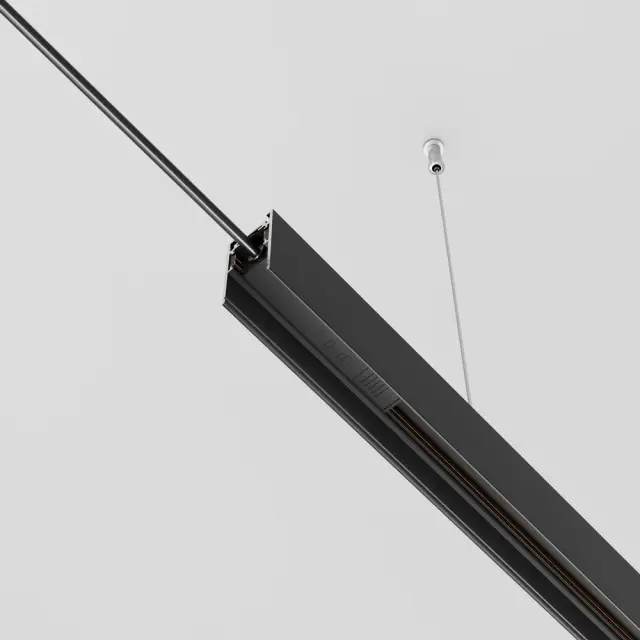 Трековый светильник Maytoni ACCESSORIES FOR 20MM MAGNETIC TRACK SYSTEM EXILITY — магнитные, черный, ракурс 3