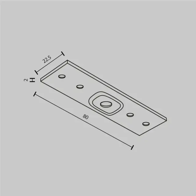 Коннектор Maytoni MAGNETIC TRACK SYSTEM EXILITY — магнитные, белый, ракурс 5