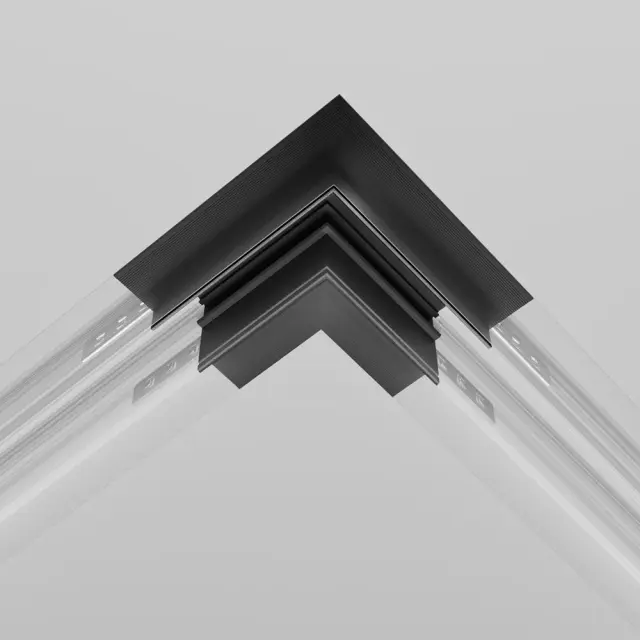 Коннектор Maytoni MAGNETIC TRACK SYSTEM EXILITY — магнитные, черный, ракурс 4