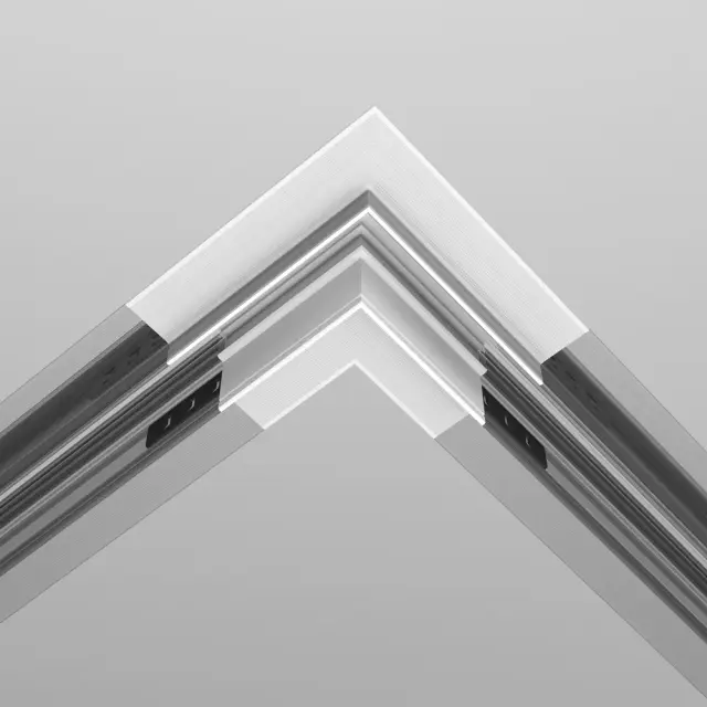 Коннектор Maytoni MAGNETIC TRACK SYSTEM EXILITY — магнитные, белый, ракурс 4