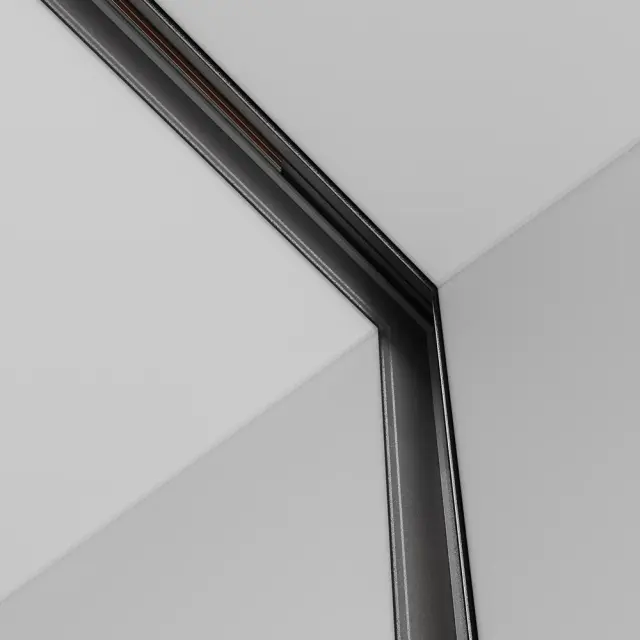 Коннектор Maytoni ACCESSORIES FOR 20MM MAGNETIC TRACK SYSTEM EXILITY — магнитные, черный, ракурс 3