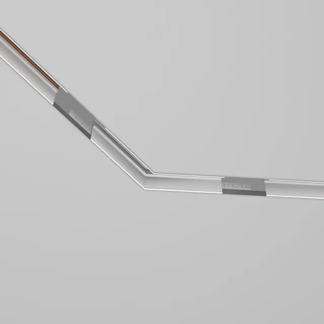 Коннектор Maytoni MAGNETIC TRACK SYSTEM EXILITY — магнитные, белый, ракурс 2