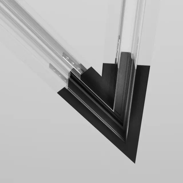 Коннектор Maytoni ACCESSORIES FOR TRACKS EXILITY — магнитные, черный, ракурс 4