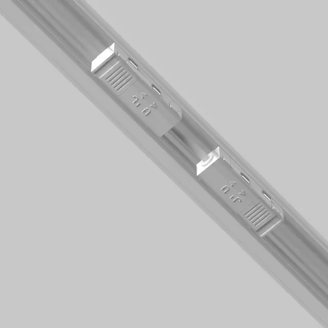 Коннектор Maytoni ACCESSORIES FOR TRACKS EXILITY — магнитные, белый, ракурс 4
