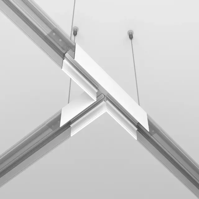 Коннектор Maytoni MAGNETIC TRACK SYSTEM EXILITY — магнитные, белый, ракурс 4