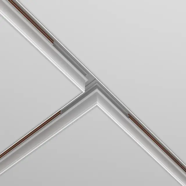 Коннектор Maytoni ACCESSORIES FOR TRACKS EXILITY — магнитные, белый, ракурс 3