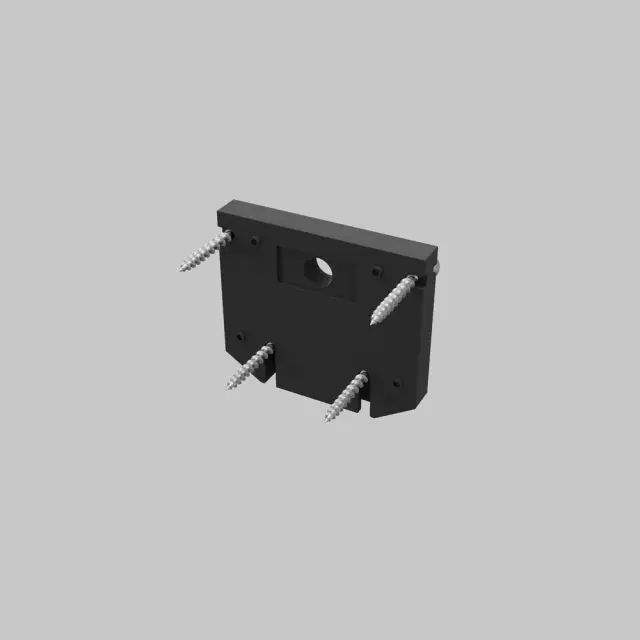 Заглушка Maytoni ACCESSORIES FOR TRACKS EXILITY — магнитные, черный, ракурс 2
