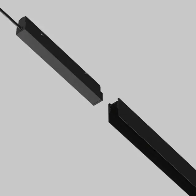 Ввод питания Maytoni POWER SUPPLY EXILITY — магнитные, черный, ракурс 2