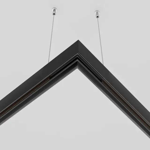 Коннектор Maytoni ACCESSORIES FOR 20MM MAGNETIC TRACK SYSTEM EXILITY — магнитные, черный, ракурс 3