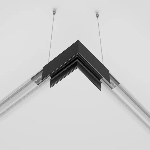Коннектор Maytoni ACCESSORIES FOR 20MM MAGNETIC TRACK SYSTEM EXILITY — магнитные, черный, ракурс 4
