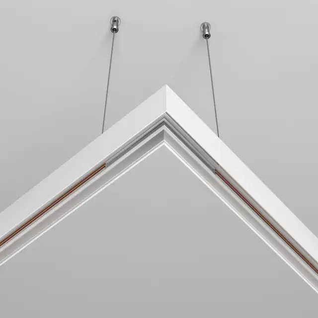 Коннектор Maytoni ACCESSORIES FOR TRACKS EXILITY — магнитные, белый, ракурс 3