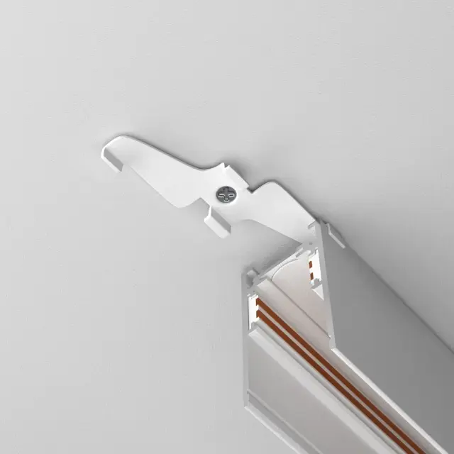 Комплектующая Maytoni MAGNETIC TRACK SYSTEM EXILITY — магнитные, белый, ракурс 2
