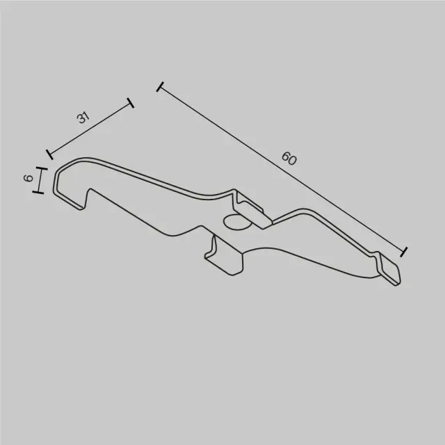 Комплектующая Maytoni MAGNETIC TRACK SYSTEM EXILITY — магнитные, белый, ракурс 5