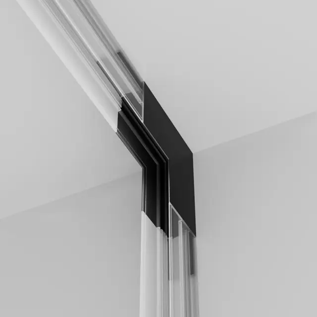 Коннектор Maytoni ACCESSORIES FOR 20MM MAGNETIC TRACK SYSTEM EXILITY — магнитные, черный, ракурс 4