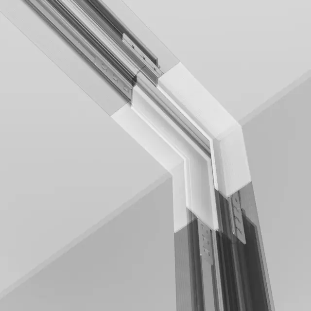 Коннектор Maytoni ACCESSORIES FOR TRACKS EXILITY — магнитные, белый, ракурс 4