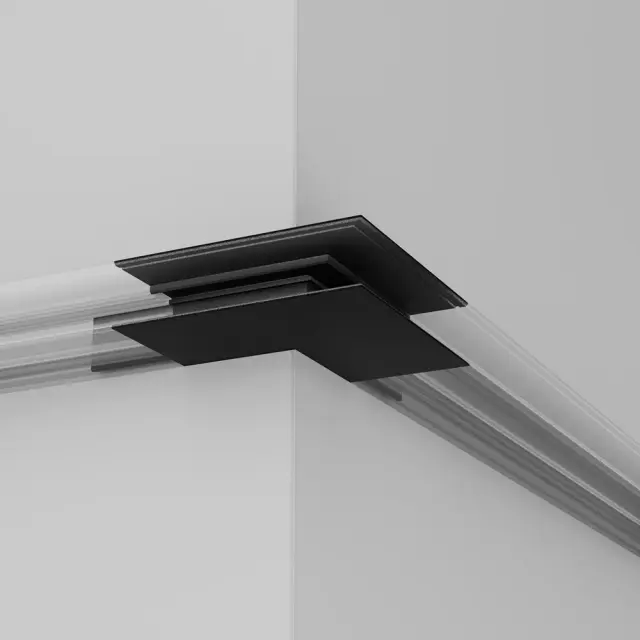 Коннектор Maytoni ACCESSORIES FOR 20MM MAGNETIC TRACK SYSTEM EXILITY — магнитные, черный, ракурс 4