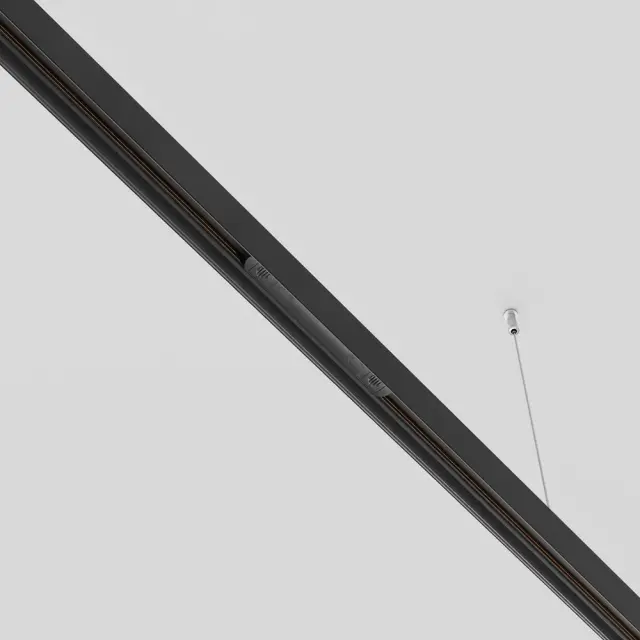 Коннектор Maytoni ACCESSORIES FOR 20MM MAGNETIC TRACK SYSTEM EXILITY — магнитные, черный, ракурс 3