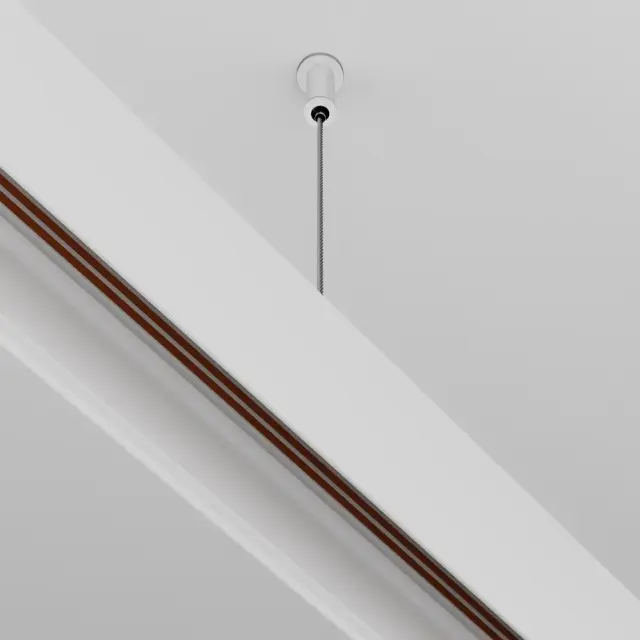 Комплектующая Maytoni MAGNETIC TRACK SYSTEM EXILITY — магнитные, белый, ракурс 3