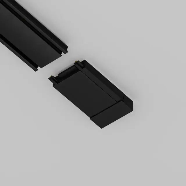 Ввод питания Maytoni ACCESSORIES FOR TRACKS RADITY — магнитные, черный, ракурс 2
