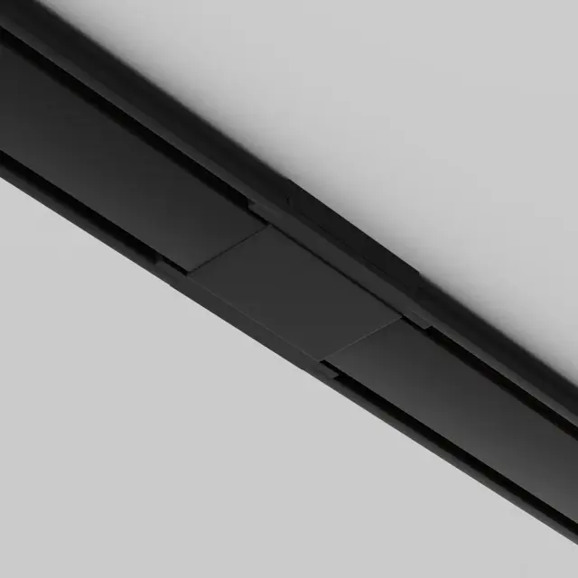 Коннектор Maytoni ACCESSORIES FOR TRACKS RADITY — магнитные, черный, ракурс 3
