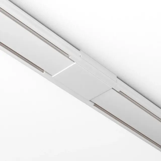 Коннектор Maytoni ACCESSORIES FOR TRACKS RADITY — магнитные, белый, ракурс 3
