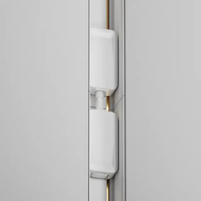 Коннектор Maytoni ACCESSORIES FOR TRACKS RADITY — магнитные, белый, ракурс 3