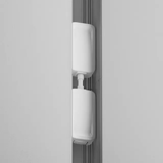 Коннектор Maytoni ACCESSORIES FOR TRACKS RADITY — магнитные, белый, ракурс 4