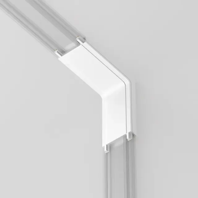 Коннектор Maytoni ACCESSORIES FOR TRACKS RADITY — магнитные, белый, ракурс 4