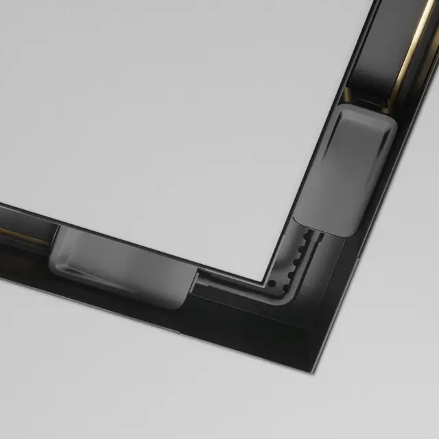 Коннектор Maytoni ACCESSORIES FOR TRACKS RADITY — магнитные, черный, ракурс 3