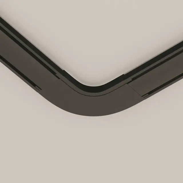 Коннектор Maytoni ACCESSORIES FOR TRACKS RADITY — магнитные, черный, ракурс 3