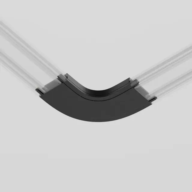 Коннектор Maytoni ACCESSORIES FOR TRACKS RADITY — магнитные, черный, ракурс 4