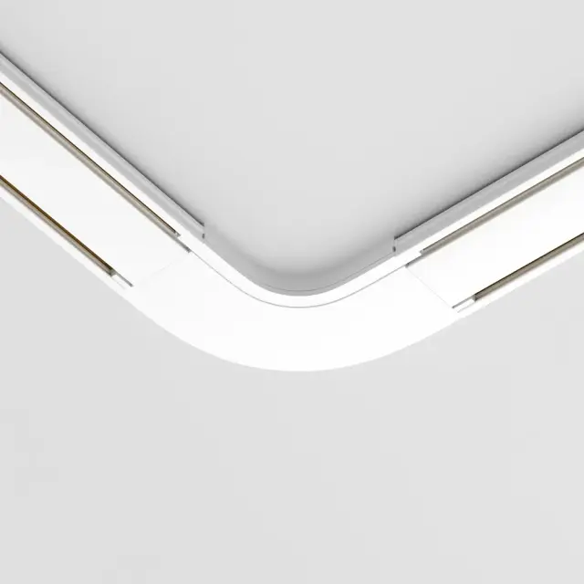 Коннектор Maytoni ACCESSORIES FOR TRACKS RADITY — магнитные, белый, ракурс 3