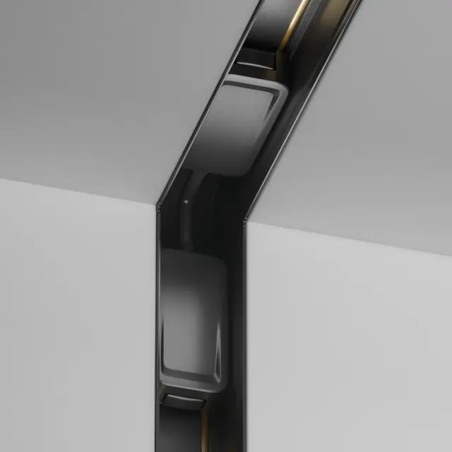 Коннектор Maytoni ACCESSORIES FOR TRACKS RADITY — магнитные, черный, ракурс 3