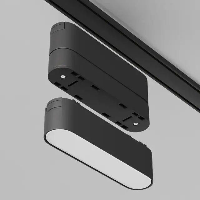Комплектующая Maytoni ACCESSORIES FOR TRACKS RADITY — магнитные, черный, ракурс 3