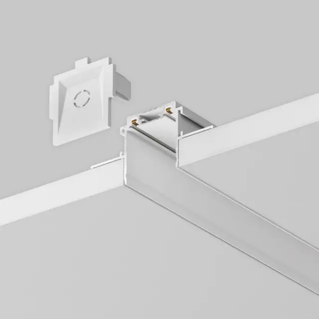 Шинопровод Maytoni BUSBAR TRUNKINGS RADITY — магнитные, белый, ракурс 3