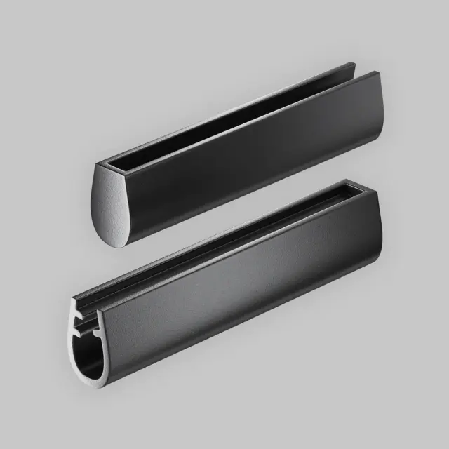 Заглушка Maytoni ACCESSORIES FOR SYSTEM PARITY — тканевые, черный