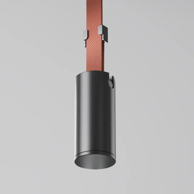 Крепёж Maytoni ACCESSORIES FOR SYSTEM PARITY — тканевые, черный, ракурс 2