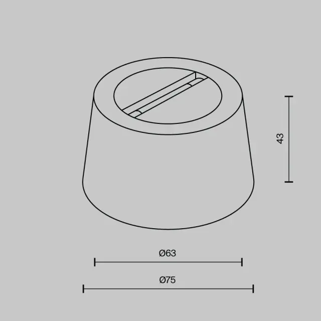 Ввод питания Maytoni ACCESSORIES FOR SYSTEM PARITY — тканевые, черный, ракурс 3