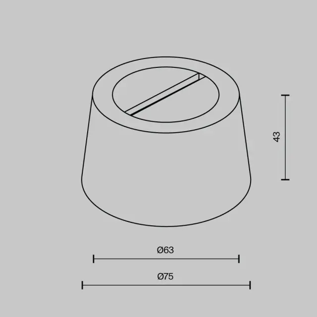 Ввод питания Maytoni ACCESSORIES FOR SYSTEM PARITY — тканевые, черный, ракурс 2